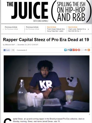 Rapper morre após postar 'The end' no Twitter