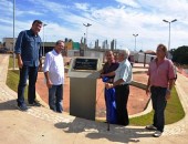 Renan, prefeitos Alay e Cristiano Matheus inauguram a Praça Manoel Rodrigues de Oliveira
