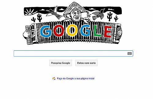 Até o Google prestou homenagem ao 'rei do Baião'
