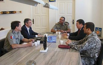 Coronel Mário da Hora - Juiz Maurício Brêda - Coronel Dimas Barros - Delegado Paulo Cerqueira - Capitão Edson Gondim