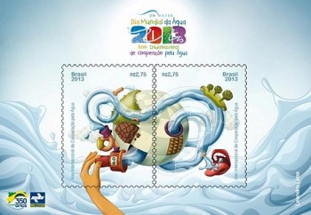 Correios lança selo comemorativo no Dia Mundial da Água
