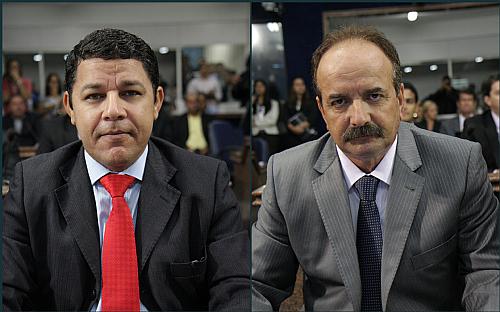 Vereadores Marcelo Gouveia (PRB) e Zé Márcio (PSD)
