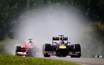 Vettel levanta água para cima do rival Alonso no treino classificatório para GP da Malásia