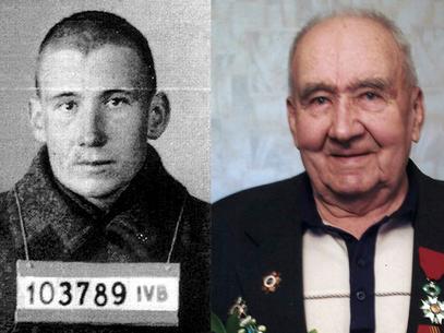 Vasenin, em fotos tiradas em 1942 e 2007