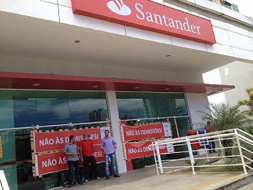 Bancários anunciam paralisação no Santander