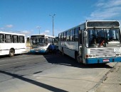Rodoviários paralisam ônibus no centro de Arapiraca