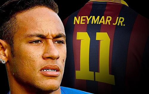 No Barcelona, Neymar deve usar a camisa 11, que vinha sendo utilizada por Thiago Alcântara