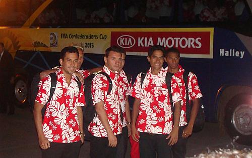Jogadores da Seleção do Taiti