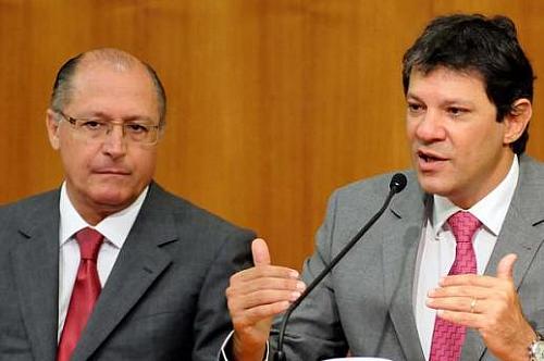 Alckimin e Haddad sofreram revés na popularidade