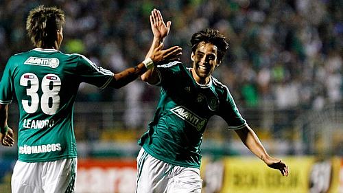 Palmeiras comemora o gol