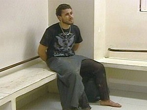 Carlos Eduardo em 2010, ao ser preso no Paraná