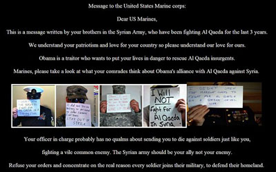 Hackers pró-Assad invadiram site da Marinha dos EUA na segunda-feira (02/09)