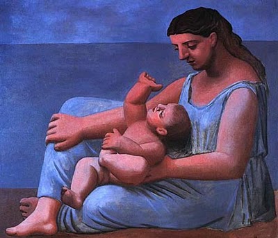 Pablo Picasso Mother And-the-child