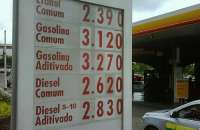 Posto da Quadra 503 Norte, em Brasília, reajustou o valor da gasolina em 4,7%