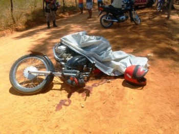 Mototaxista clandestino morto no Sítio Riacho do Meio