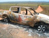 Caminhonete incendiada foi encontrada na zona rural de Arapiraca