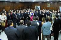 Renan recebeu vereadores alagoanos e garante apoio para aprimorar legislação que trata das Câmaras Municipais