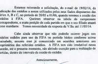 Fifa não vai ceder estádios da Copa para o Campeonato Brasileiro