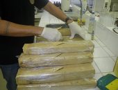 Foram apreendidos 20 quilos de maconha e 400 gramas de cocaína