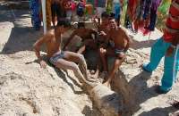 Crianças encontram artefato bélico na Praia do Francês