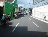 Integrantes do Movimento Via do Trabalho protestam no centro de Maceió