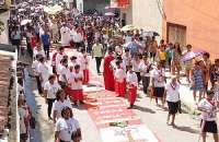 Campo Alegre: Corpus Christi écelebrado com tradicional procissão do tapete