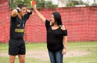 Célia Sebastiana apoia incondicionalmente o filho Daniel Victor, que é o árbitro mais jovem do quadro da Federação de Futebol do Rio