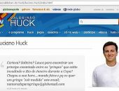 Huck postou o mesmo texto em seu Facebook e conseguiu mais de 22 mil curtidas e quase 3 mil compartilhamentos.