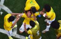 David Luiz se emociona durante comemoração