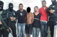 Troca de tiros, perseguição e três presos e um detido em Santana do Ipanema