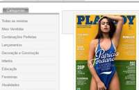Reprodução de página da editora com a capa da edição de junho da 'Playboy'