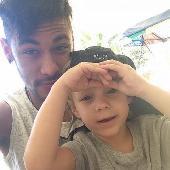 Neymar e o filho