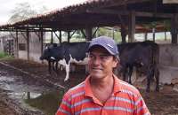 Abílio Neto foi o primeiro produtor beneficiado com embriões, no município de Cacimbinhas
