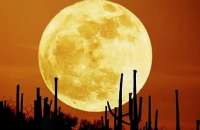 A Lua vai se pôr no amanhecer de segunda-feira (11), às 6h41