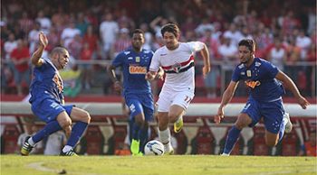 Cruzeiro não resistiu ao São Paulo no Morumbi