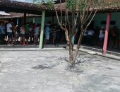 Na escola José Haroldo da Costa, no Salvador Lyra, a votação segue com tranquilidade