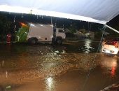 Águas da Manguaba invadiram ruas e calçadas em Marechal