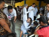 No Povoado Santo Antonio, em Atalaia, crianças e recebem aplicação de flúor