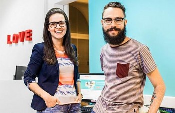 Bruna Bittencourt e Alexandre Ferreira, os fundadores da Emotion.me, uma plataforma de serviços para casamento