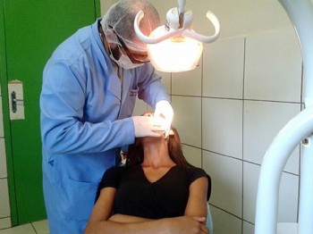 Atendimento odontológico na USF Sérgio Quintela