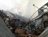 Galpão é destruído durante incêndio na Durval de Goes Monteiro