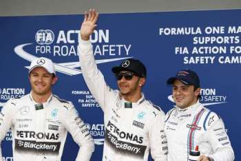 rio com melhor grid para a Austrália: Hamilton, Rosberg e Massa