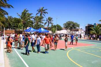 Rui Palmeira inaugura o projeto Praia Acessível.  Foto: Pei Fon Secom/Maceió