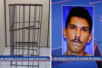 Jeferson Antônio da Silva construiu gaiola para torturar filha