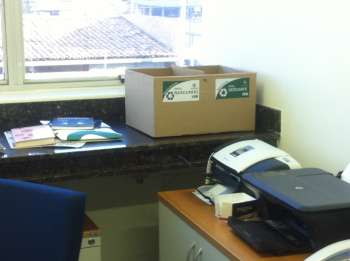 IMA entrega caixas de coleta seletiva de papel em órgãos do Estado