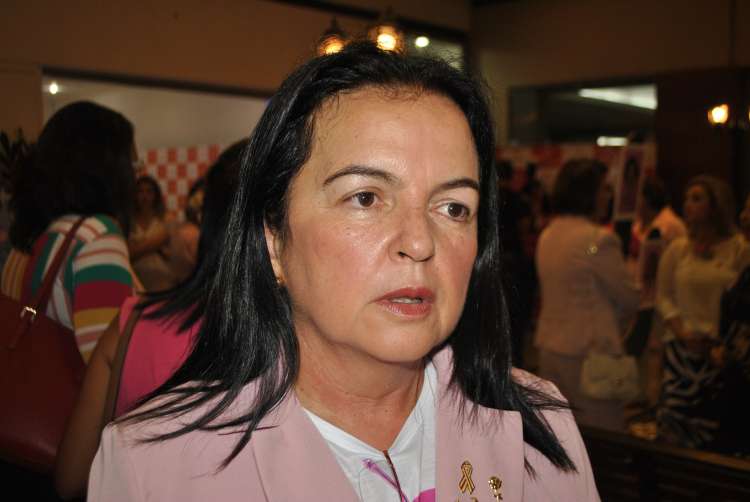 Fátima Canuto, presidente da Rede Feminina de Combate ao Câncer