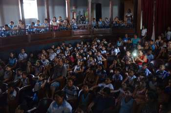 Mostra de Cinema Infantil reúne crianças de escolas de Penedo no Festival de Cinema de Alagoas