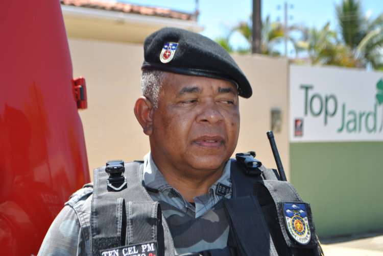 Tenente-coronel J. Cláudio, comandante da RP