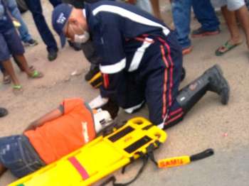 Entregador de gás sofre acidente em S. Miguel