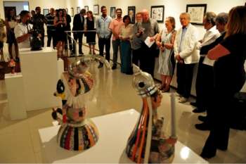 Evento em homenagem ao artista Hércules Mendes foi prestigiada por várias personalidades e admiradores e estão expostas na Galeria Cesmac até o dia 29 de abril